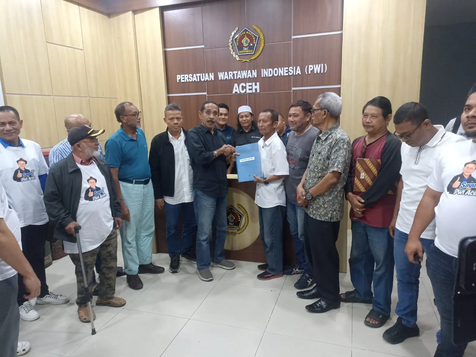 Sayuti dan Tarmilin Daftar sebagai Balon Ketua PWI dan Ketua DKP Aceh