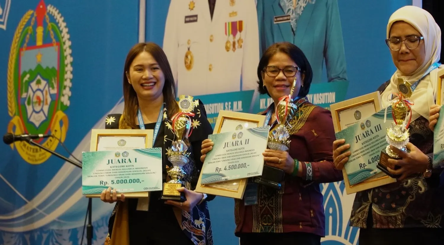 TP PKK Kota Gunungsitoli Raih Juara I Lomba Vlog KILAS Sumatera Utara 2026