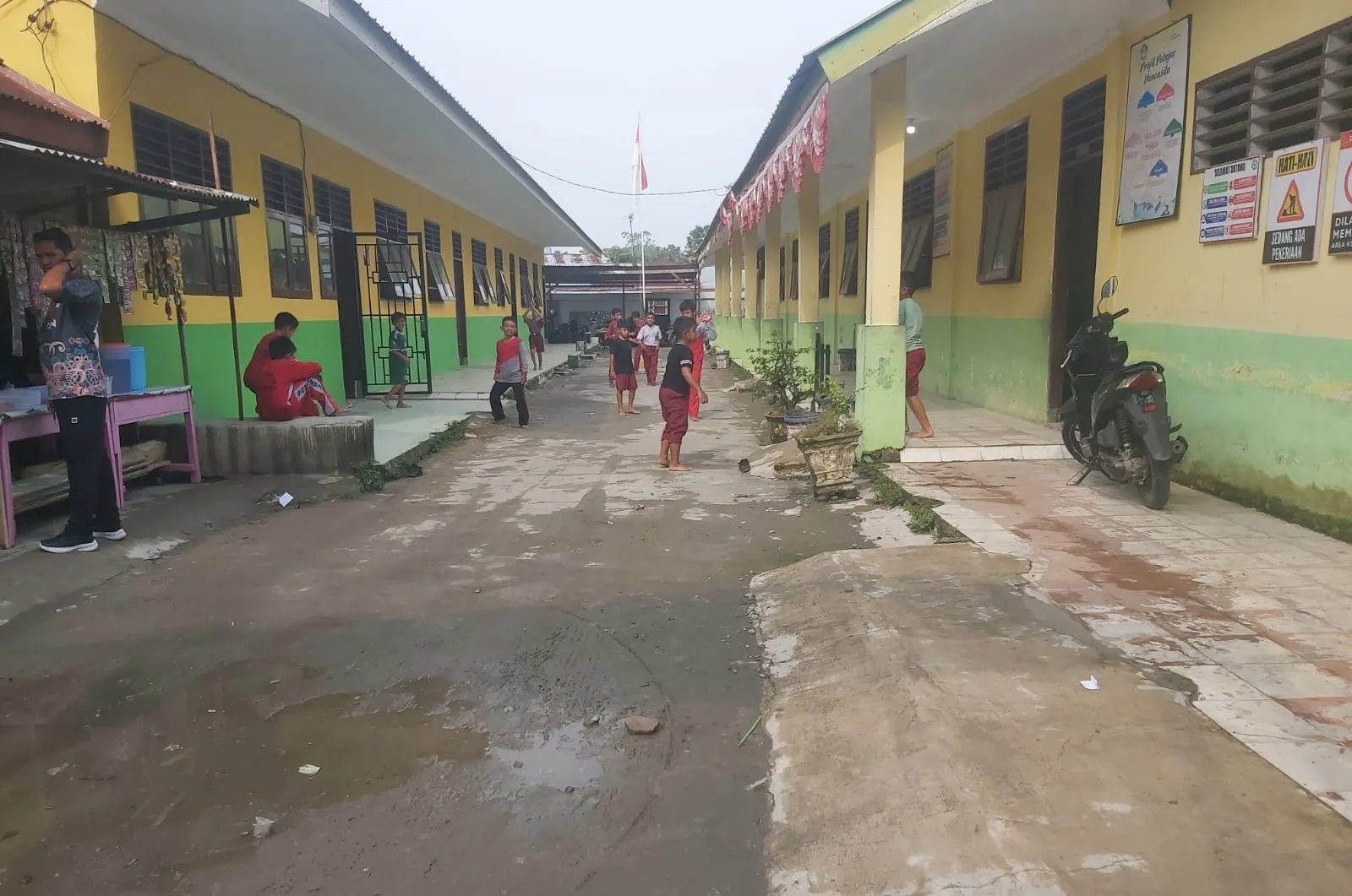Kualitas Udara Membaik, Sekolah di Brandan Kembali Beraktivitas