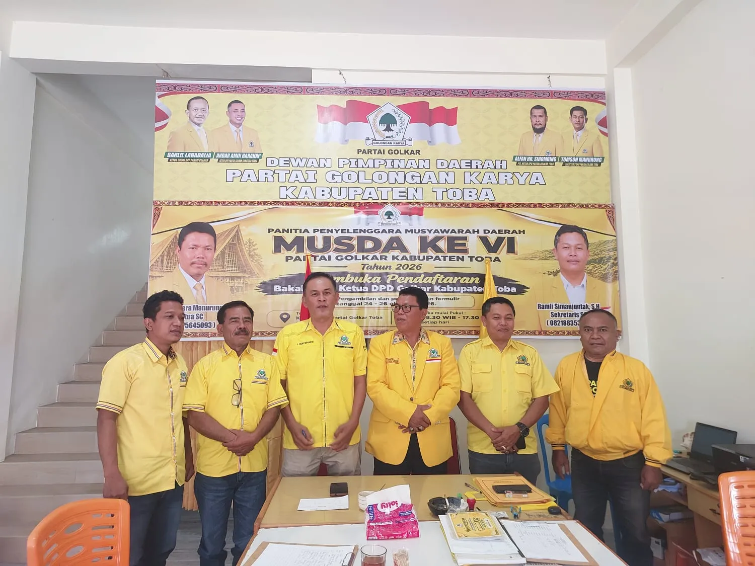 Golkar Toba Buka Pendaftaran Calon Ketua DPD Periode 2026–2031
