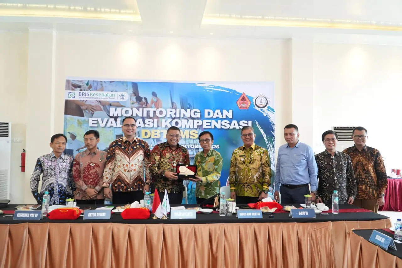 Pemkab Nias Barat Ikuti Monitoring dan Evaluasi Kompensasi DBTFMS 2026