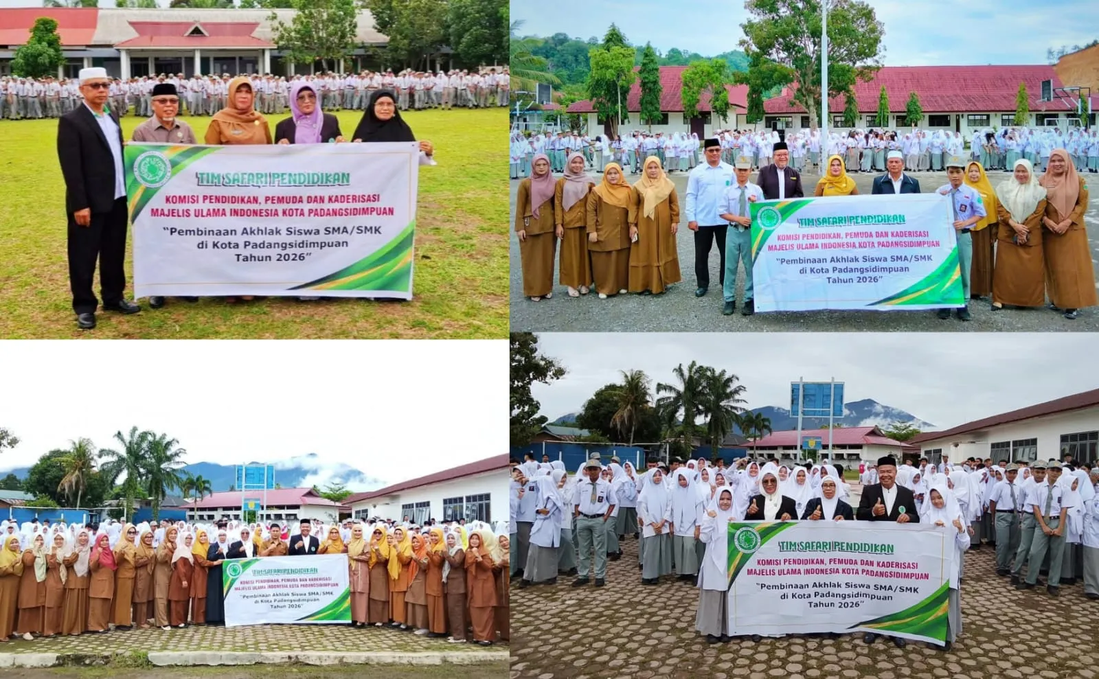 MUI P. Sidimpuan Masuk Sekolah, Tegaskan Adab dan Akhlak Penentu Masa Depan Pelajar