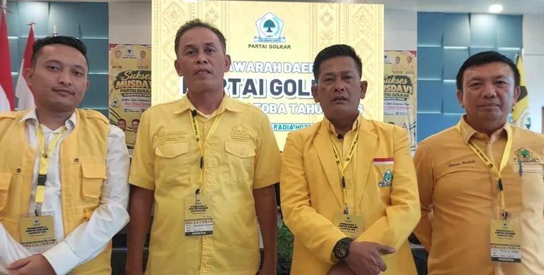 Tomson Manurung Terpilih Aklamasi Pimpin Golkar Toba, Targetkan 8 Kursi di Pemilu Mendatang