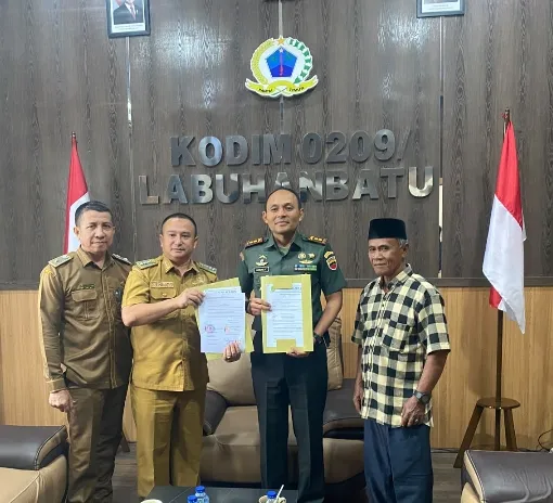 Warga Hibahkan 50 Hektare untuk Markas Batalyon TNI di Labura