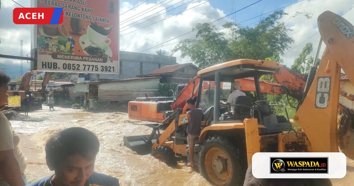 Sign Waspada Banjir Kepung Aceh Tenggara, Warga Bertahan di Tengah Genangan | Waspada