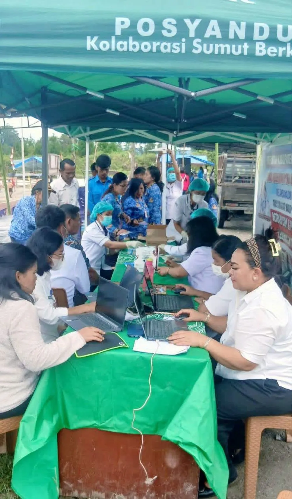 Peringati Hari Sumpah Pemuda, Puskesmas Hutapaung Gelar Cek Kesehatan Gratis