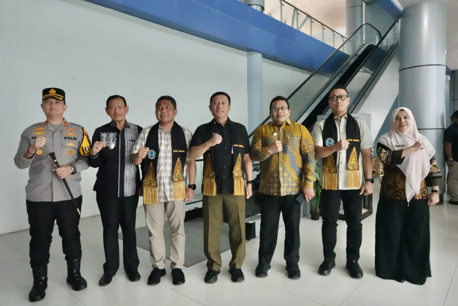 Wali Kota dan Wakil Wali Kota Sabang Sambut Inspektur Utama BNN RI