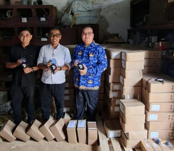 Perumda Tirta Keumuning Langsa, Terima Bantuan 1.270 Unit Water Meter dari Perkim Aceh