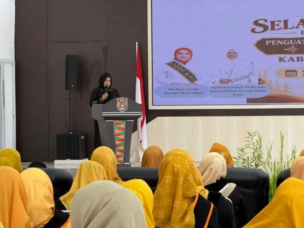 Mukarramah Fadhlullah Buka Kegiatan Penguatan Pokja Bunda PAUD Kabupaten Gayo Lues
