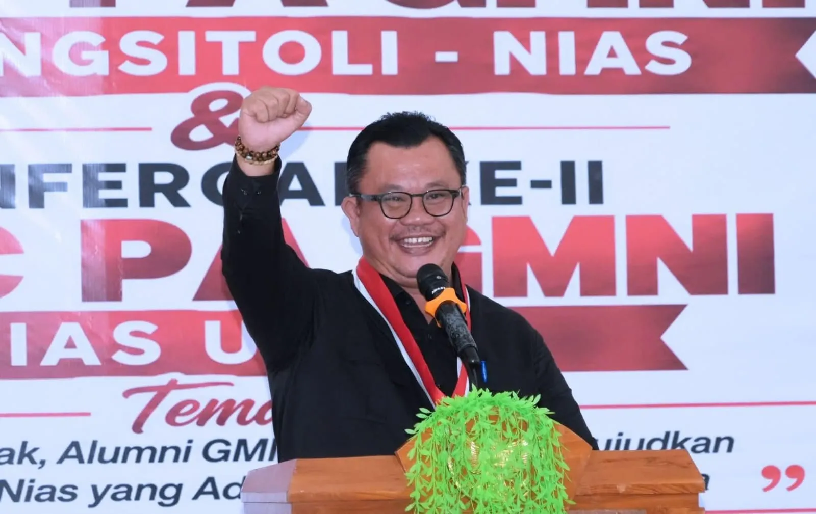 Wali Kota Sowa'a Laoli Hadiri Konfercab DPC PA GMNI Gunungsitoli - Nias dan Nias Utara