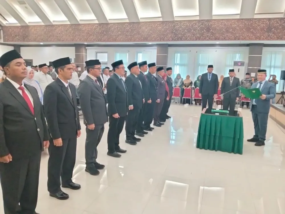 Bupati Aceh Utara Lantik Pejabat Eselon II Hasil Seleksi Terbuka, Ini Nama-namanya
