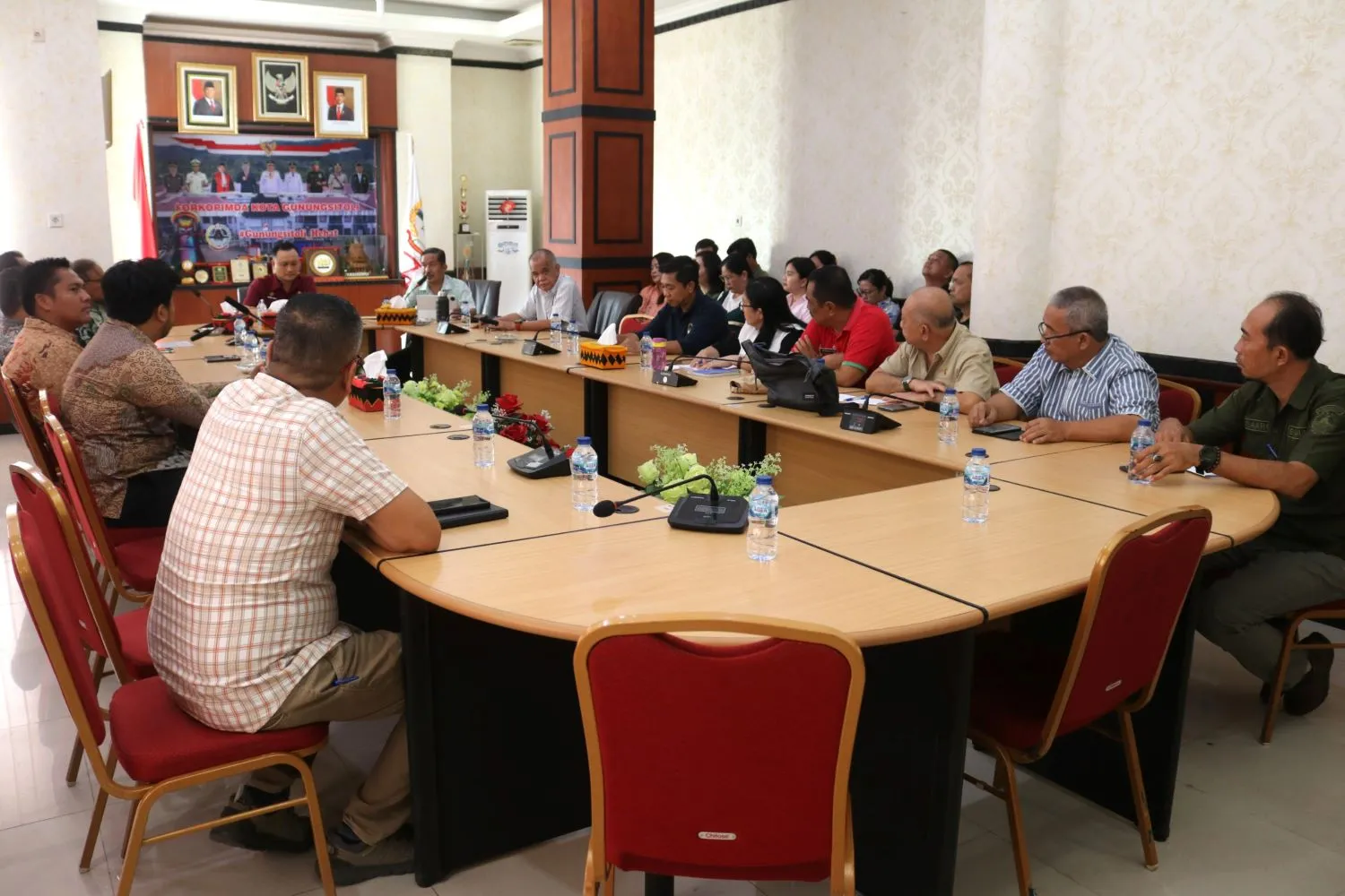 Pemko Gunungsitoli Ikuti Exit Meeting Pemeriksaan Pendahuluan BPK RI