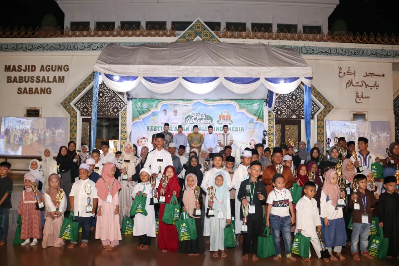 Tutup FASI 2026, Zulkifli Harap Anak-anak Sabang Jadi Generasi Qurani Berakhlak Mulia