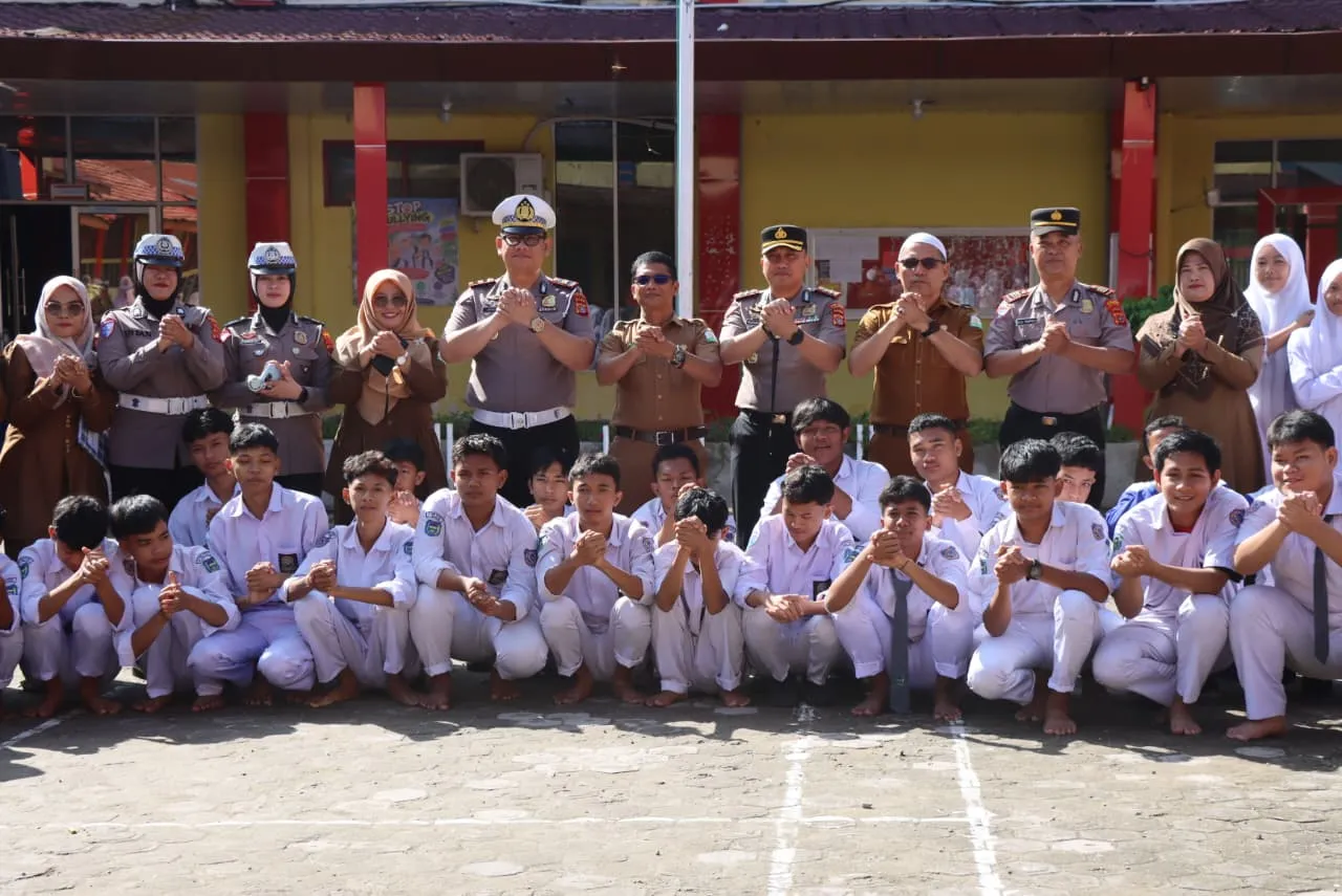 Tiga Pelajar Jadi Korban Laka, Polres Agara Edukasi Siswa SMK