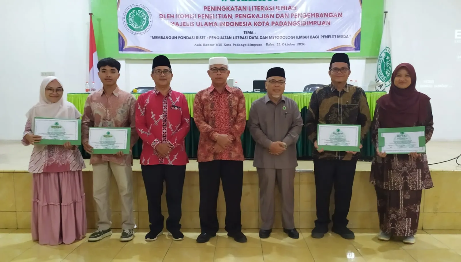 MUI Padangsidimpuan Dorong Peneliti Muda Kuasai Literasi Data dan Metodologi Ilmiah