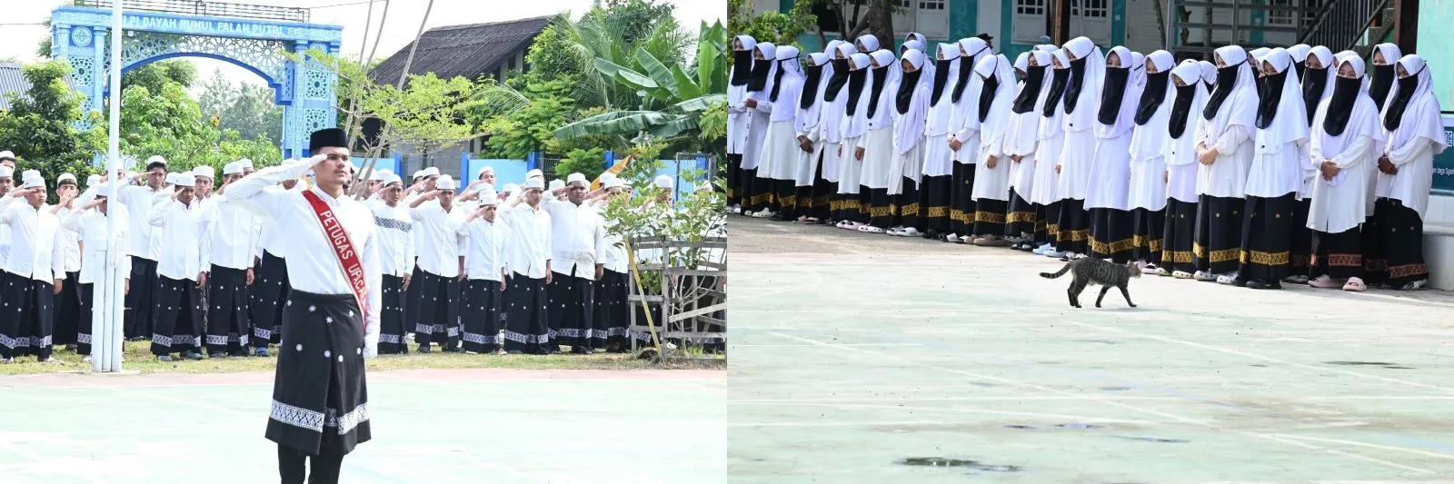 Usai Jadi Irup, Wabup Berbaur dengan Santri Dayah Ruhul Falah Samahani
