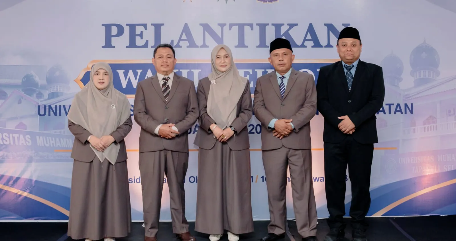 Tiga Wakil Rektor UM Tapsel Dilantik, Digitalisasi dan Produktivitas Riset Jadi Agenda 2026–2030
