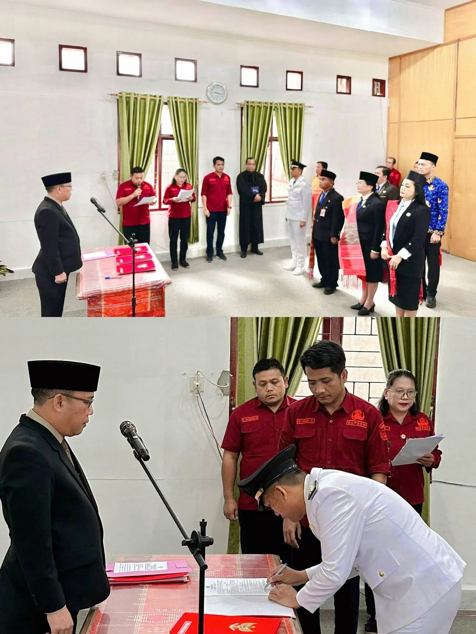Bupati Humbahas Tekankan Profesionalisme dan Tanggung Jawab Pejabat yang Dilantik