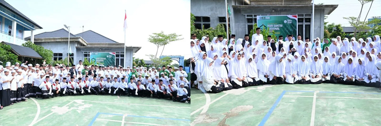 Usai Jadi Irup, Wabup Berbaur dengan Santri Dayah Ruhul Falah Samahani