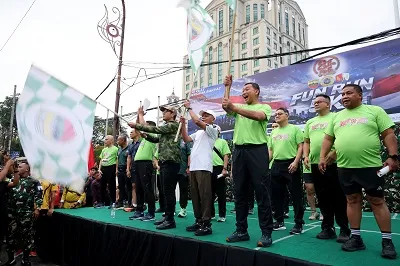 Olahraga Bersama Pererat Interaksi Sosial Masyarakat