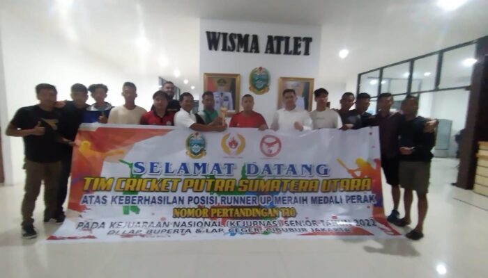 Sumut Peringkat Kedua Kejurnas Cricket