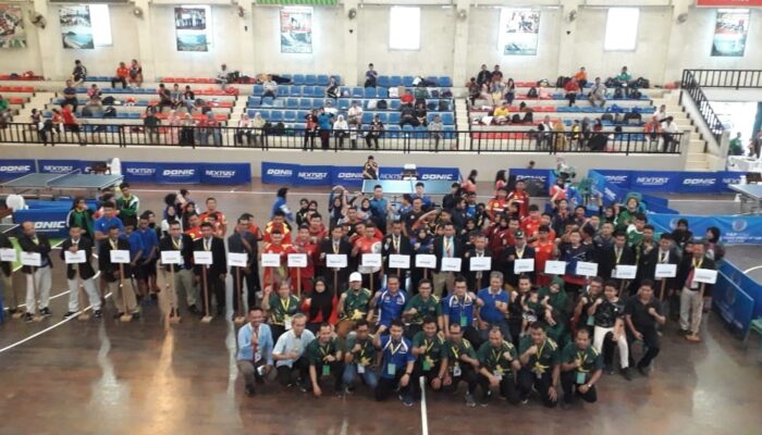 Tenis Meja Diikuti 196 Atlet 22 Kab/Kota