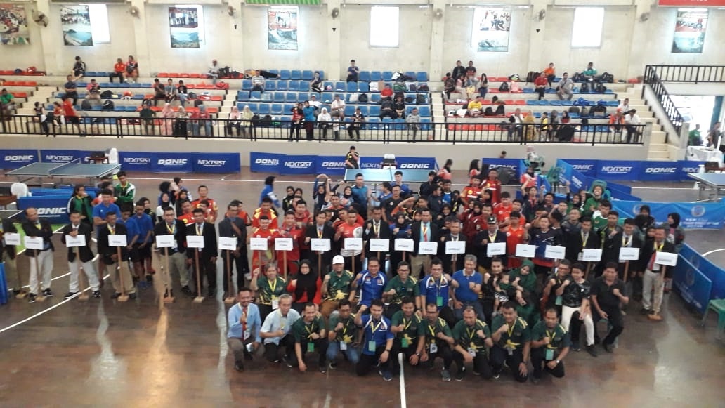 Tenis Meja Diikuti 196 Atlet 22 Kab/Kota