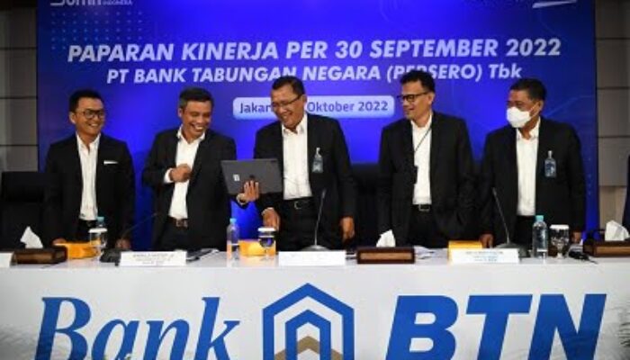 Kinerja Kuartal III 2022, Laba BTN Naik 50 Persen