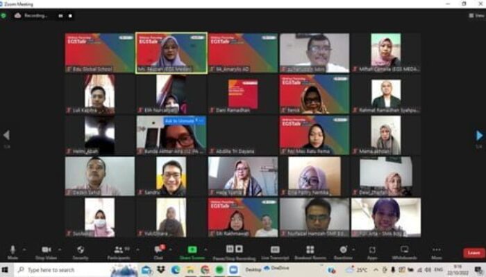 EGS Talk Webinar Parenting Berlangsung Sukses