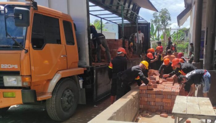 Poldasu Kirim Bantuan Material Bangunan Ke Taput