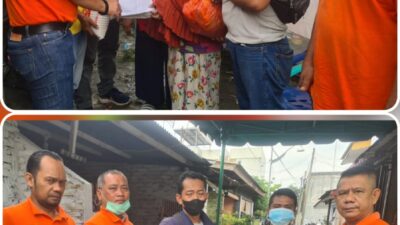Isteri dan Orangtua Wartawan Meninggal, Ketua Pewarta Melayat dan Berikan Santunan