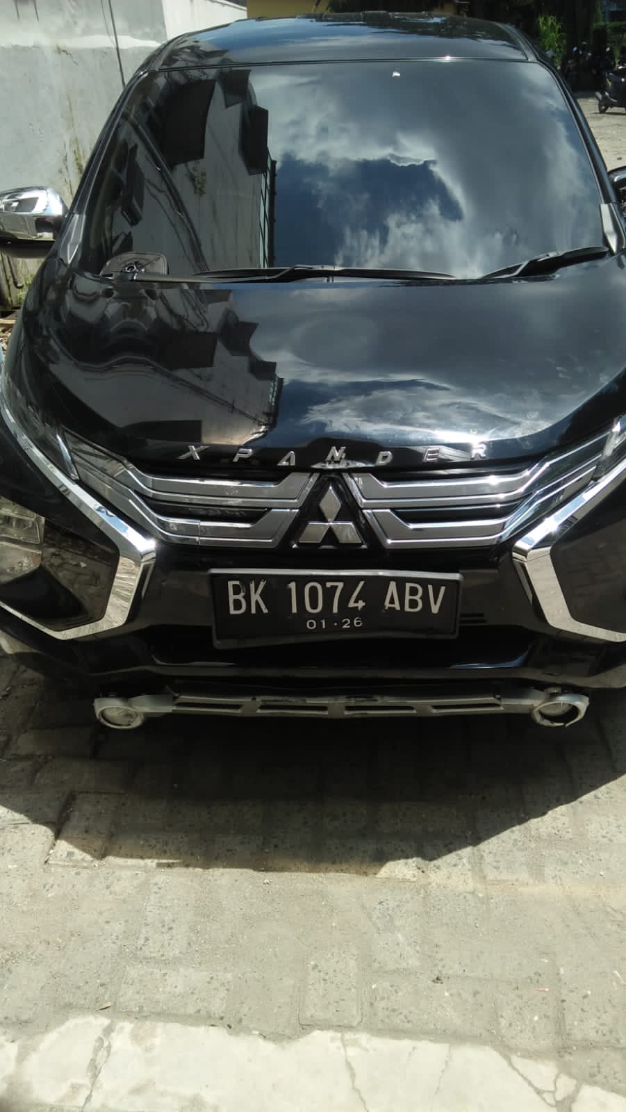 KENDARAAN yang terlibat tabrakan beruntun di simpang Waspada, Sabtu (15/10). Waspada/Ist