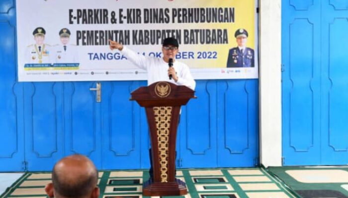 Batubara Terapkan Bayar Retribusi Parkir Dan PKB Melalui QRIS