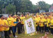 Meriahkan HUT Ke-58, DPD II Partai Golkar Simalungun Gelar Jalan Santai