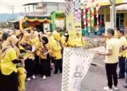Pj Bupati Agara Lepas 5 Ribu Peserta Jalan Sehat HUT Golkar