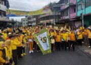 Syahrul Pasaribu Lepas 8.000 Peserta Gerak Jalan Santai Golkar