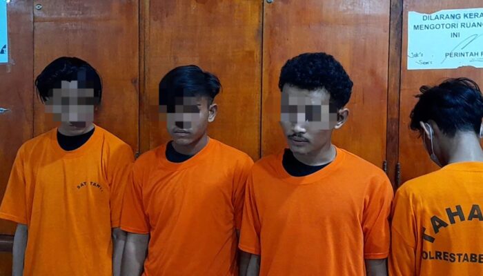 Polisi Ringkus Empat Penganiaya Remaja Hingga Tewas