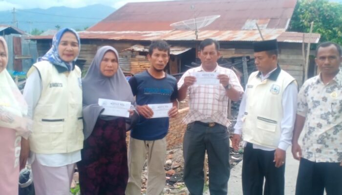 Baitul Mal Agara Santuni Korban Musibah Kebakaran
