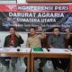 KPA Wilayah Sumut menggelar konferensi pers konflik agraria di kantor BITRA Indonesia, Jl. Bahagia By Pass, Medan, Kamis (20/10). Waspada/Ist