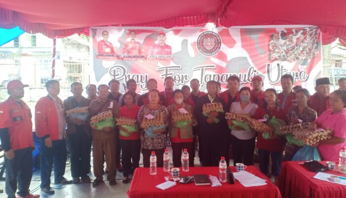 Pemuda Batak Bersatu Bantu Warga Taput Terdampak Gempa