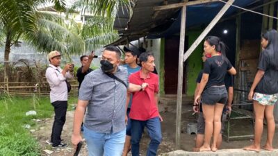 Polisi Gerebek Kampung Narkoba di Medan Tuntungan, 4 Orang Ditangkap