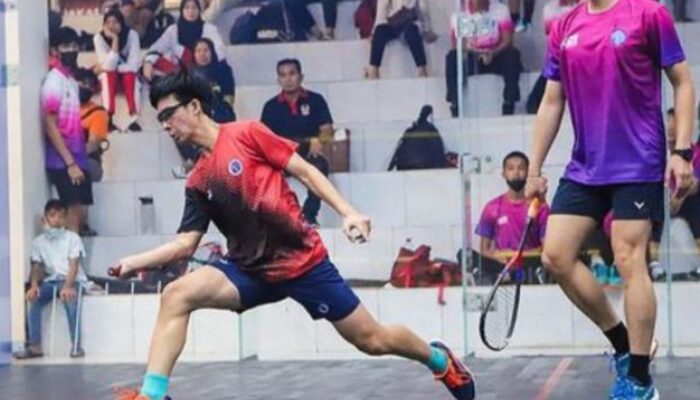 Atlet Squash KONI Aceh Dulang Perak Kejurnas