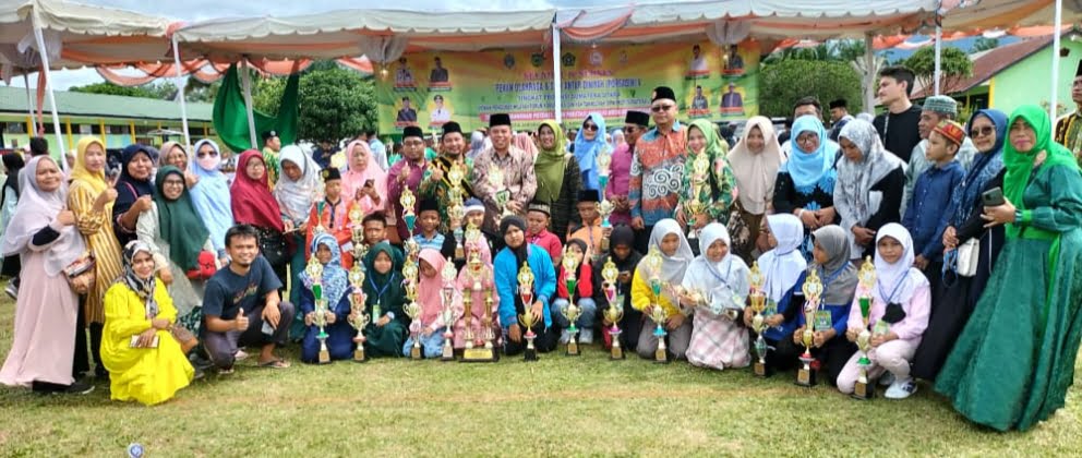 Kontingen MDTA Kota Medan Ukir Prestasi Sebagai Juara Umum Di Porsadin V
