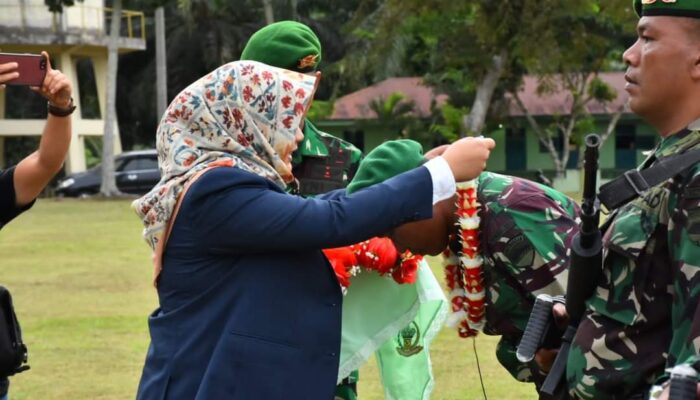 Rasa Haru Dan Bangga Sambut Kedatangan 91 Prajurit Satgas Pamtas RI-PNG