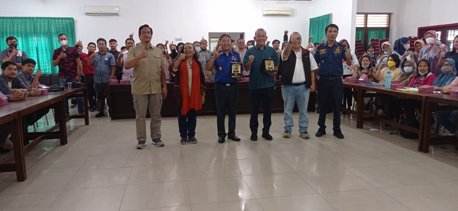 WORKSHOP Pembentukan Relawan Kebakaran dan Kesehatan Kota Medan di Pusdiklat LPPM USU, Sabtu (22/10). Waspada/ist