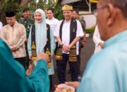 Tiba Di Meuligoe Aceh Tamiang, Pj Gubernur Berbalas Pantun Dengan Bupati