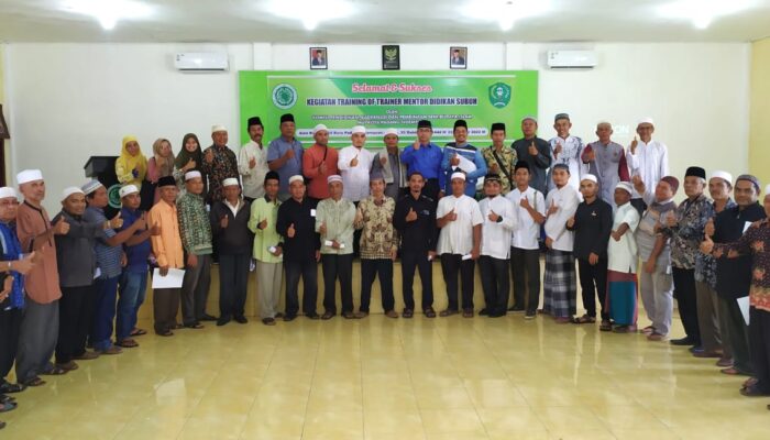 MUI Sidempuan Pertajam Kemampuan Mentor Didikan Subuh