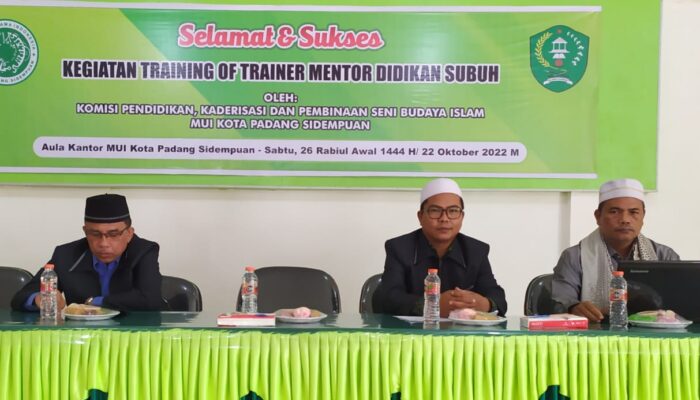 Dr.Hamdan Hasibuan, Pimpin Forum Didikan Subuh Padang Sidempuan