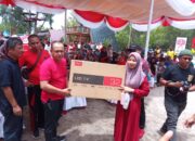 Bhakti Sosial PDIP Batubara Bagi 1000 Paket Sembako