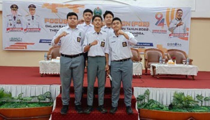 Raditya Heriyanto Pimpin Ikatan Pelajar SMA Harapan Medan Ke FGD